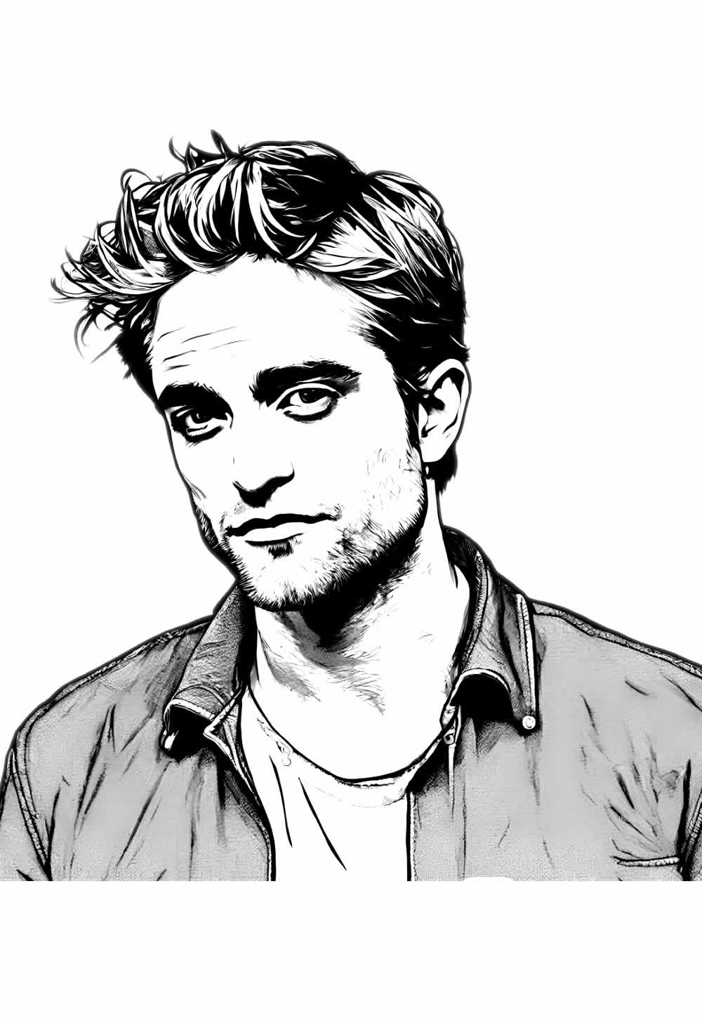 Desenhos Robert Pattinson Pintar