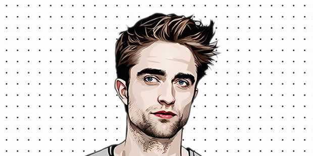 Desenhos de Robert Pattinson para imprimir