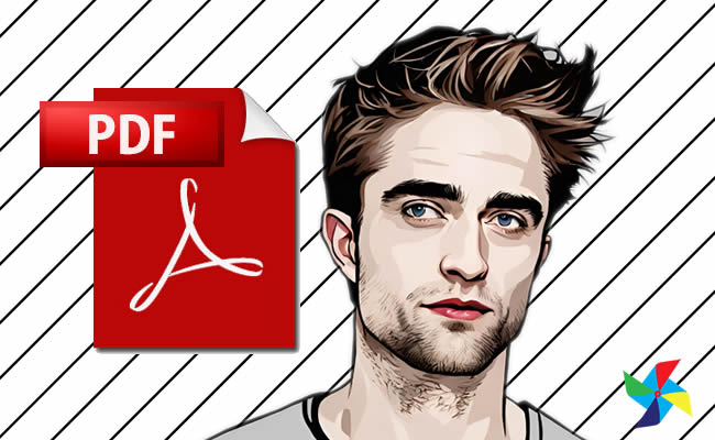 Desenhos de Robert Pattinson para colorir em PDF