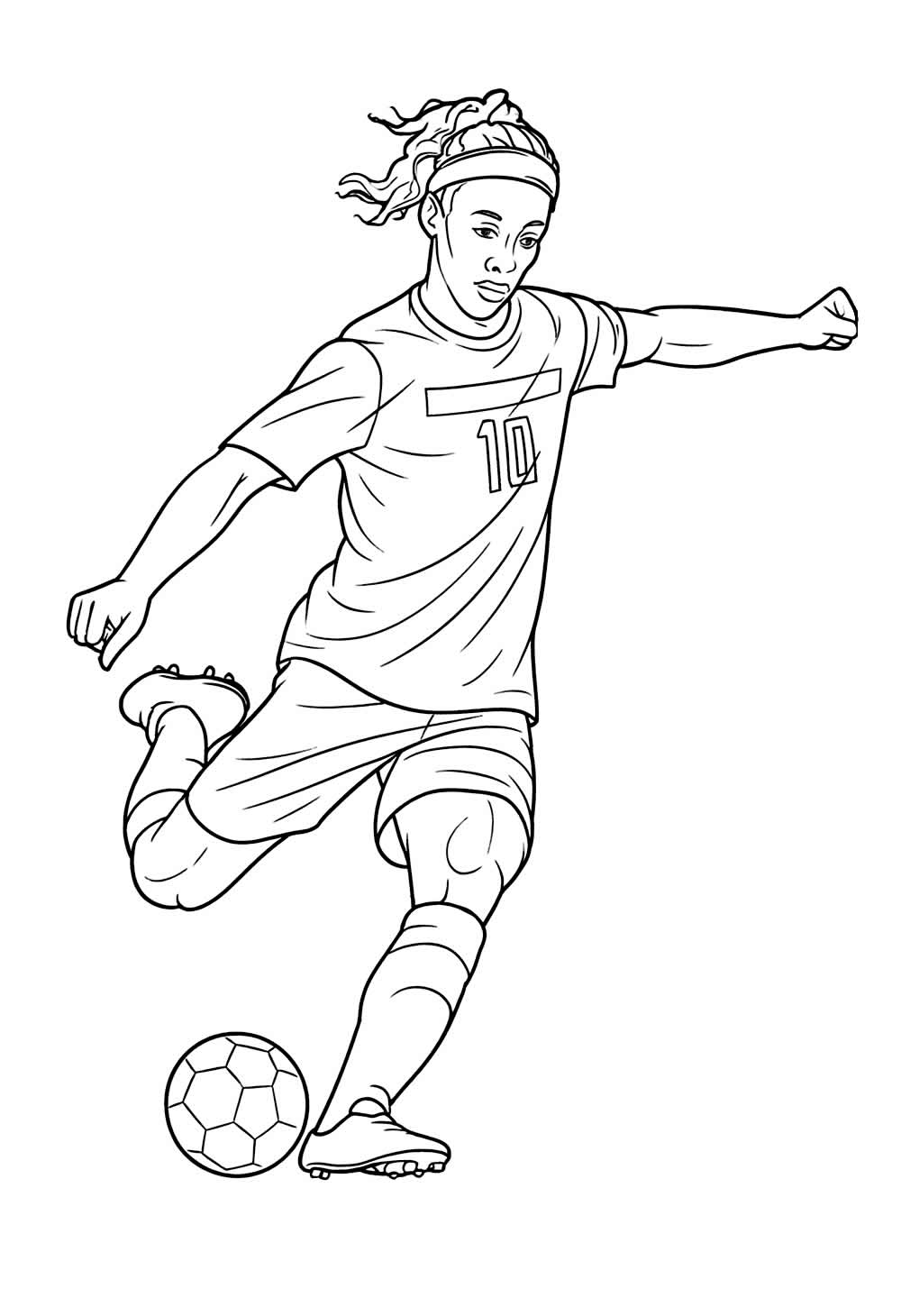 Ronaldinho Gaúcho para colorir