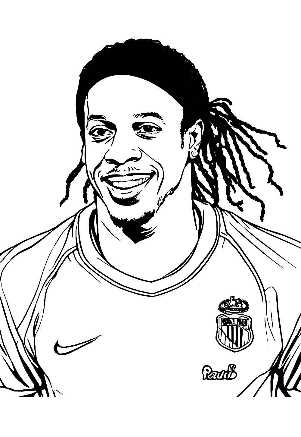 Desenhos De Ronaldinho Ga Cho Para Colorir Bora Colorir