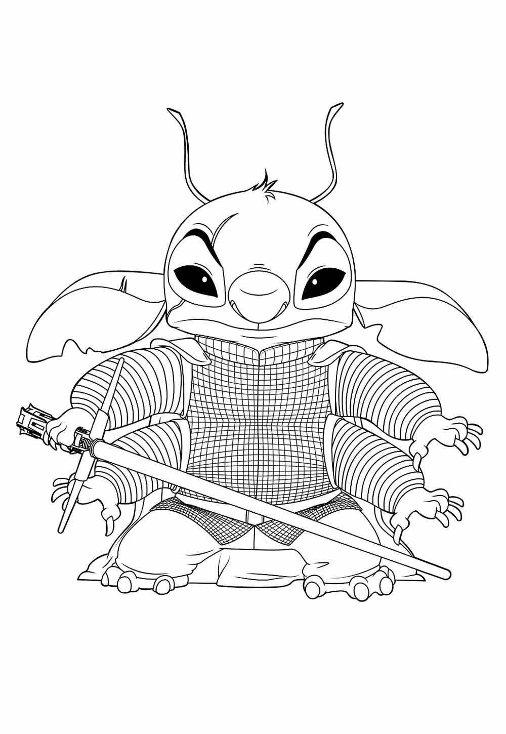 Desenho do Stitch