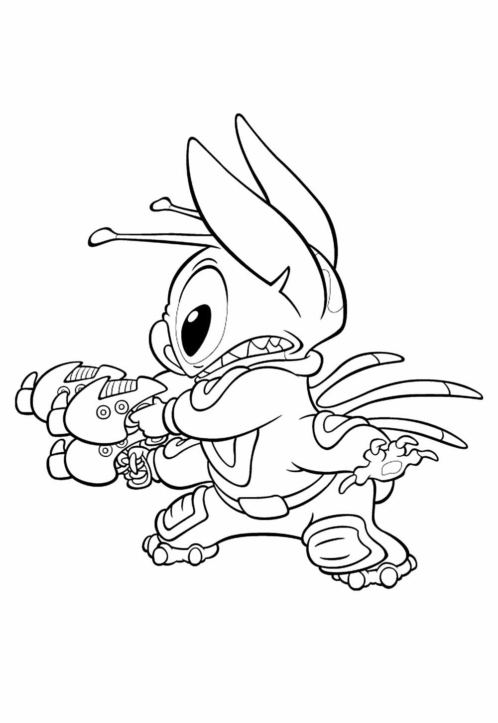 Stitch para colorir