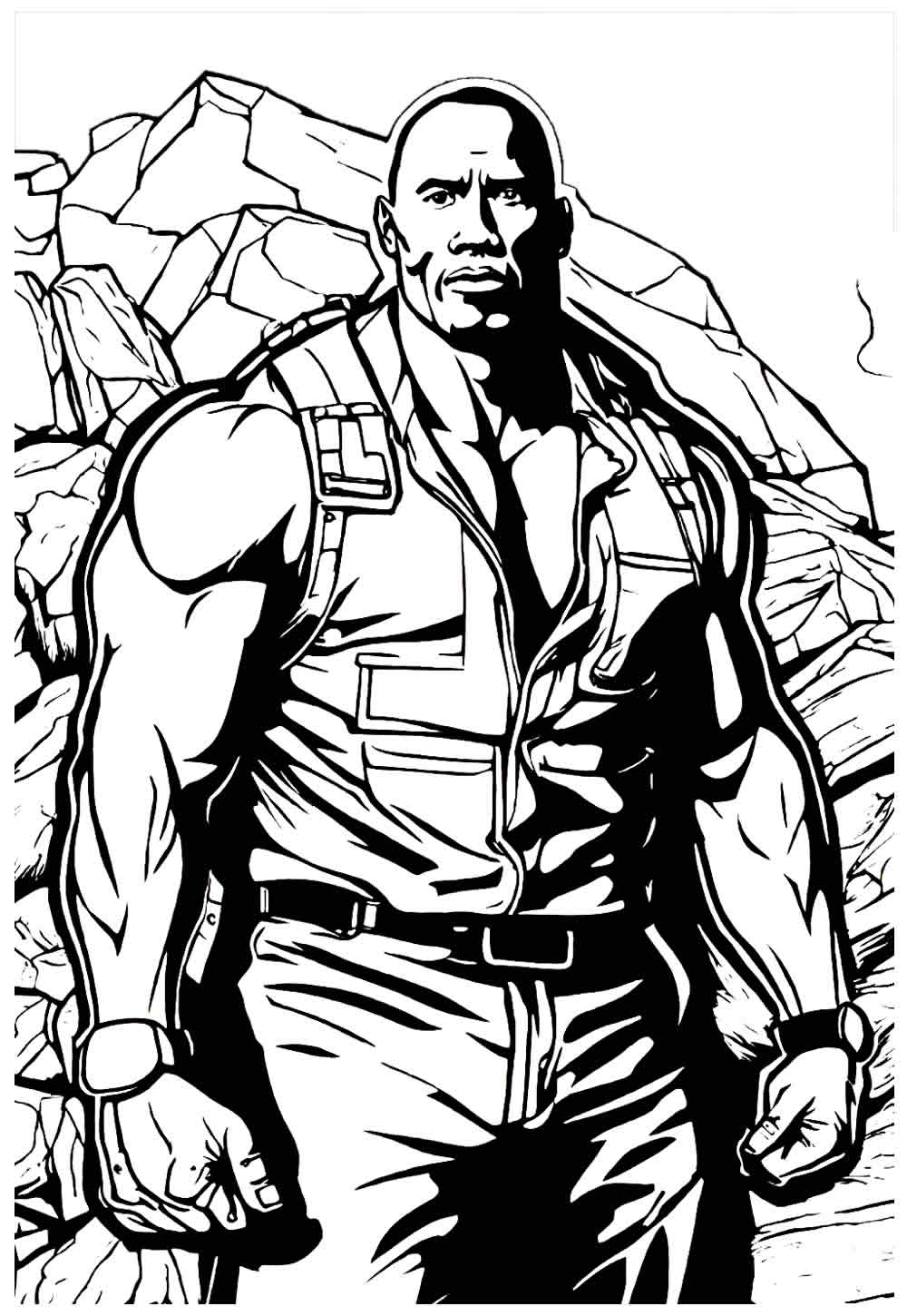 Desenho de The Rock