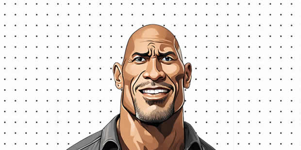 Desenhos do The Rock para imprimir