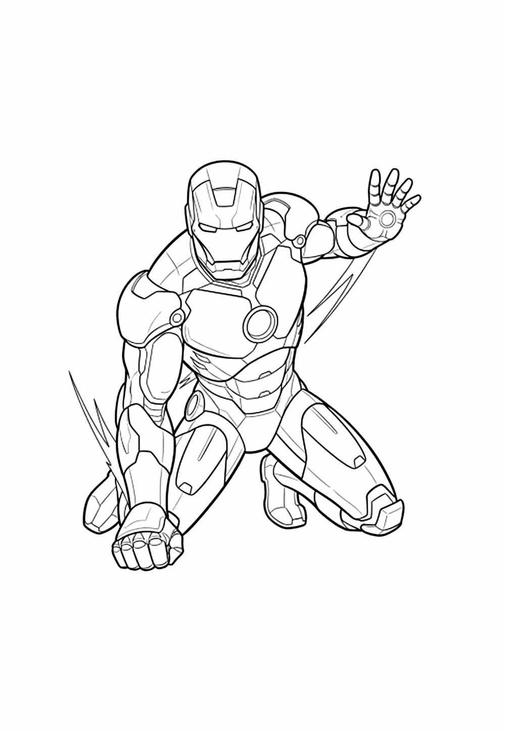 Desenho Homem de Ferro