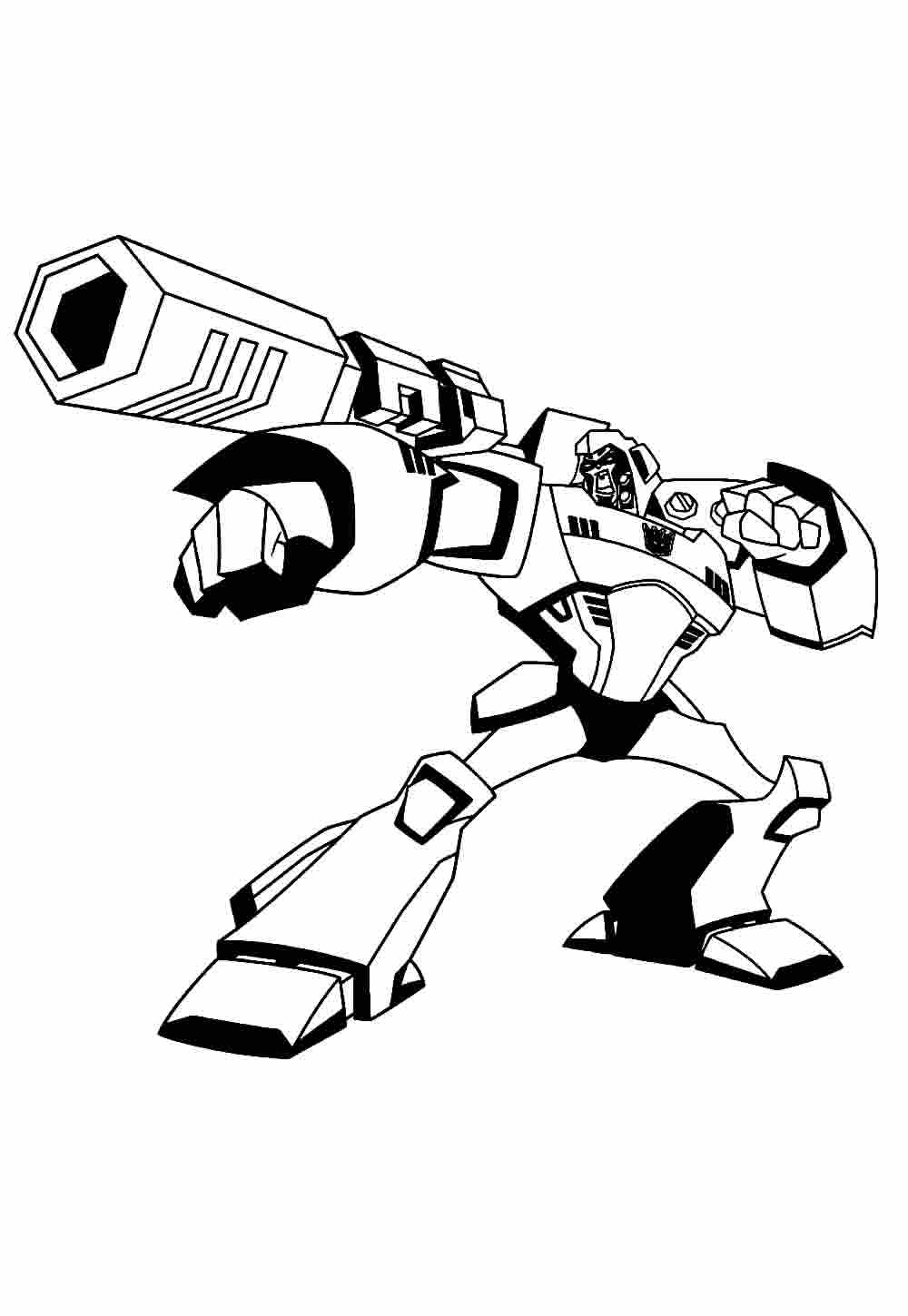 Megatron para Imprimir - Desenho para colorir