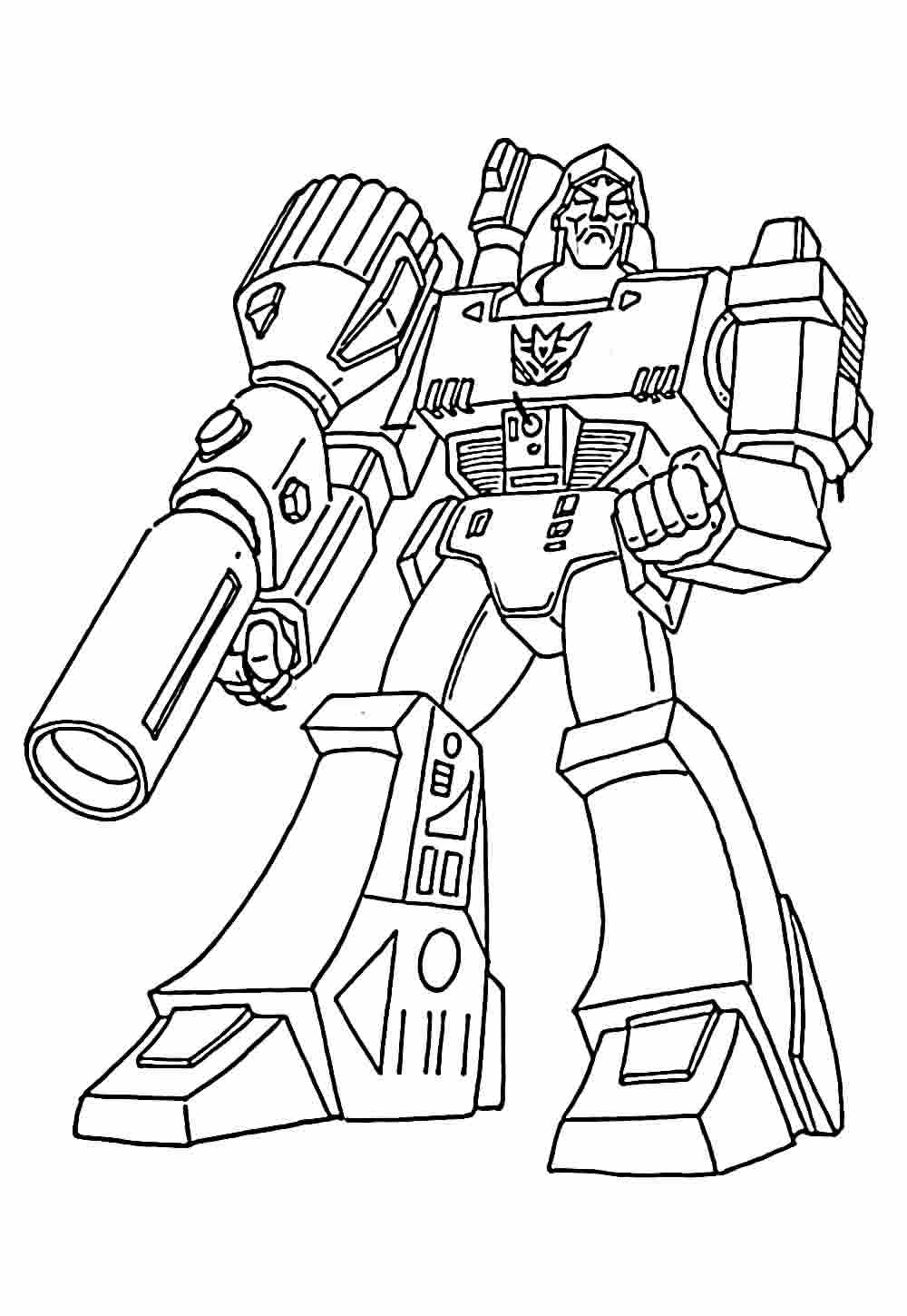 Desenho para pintar - Transformers