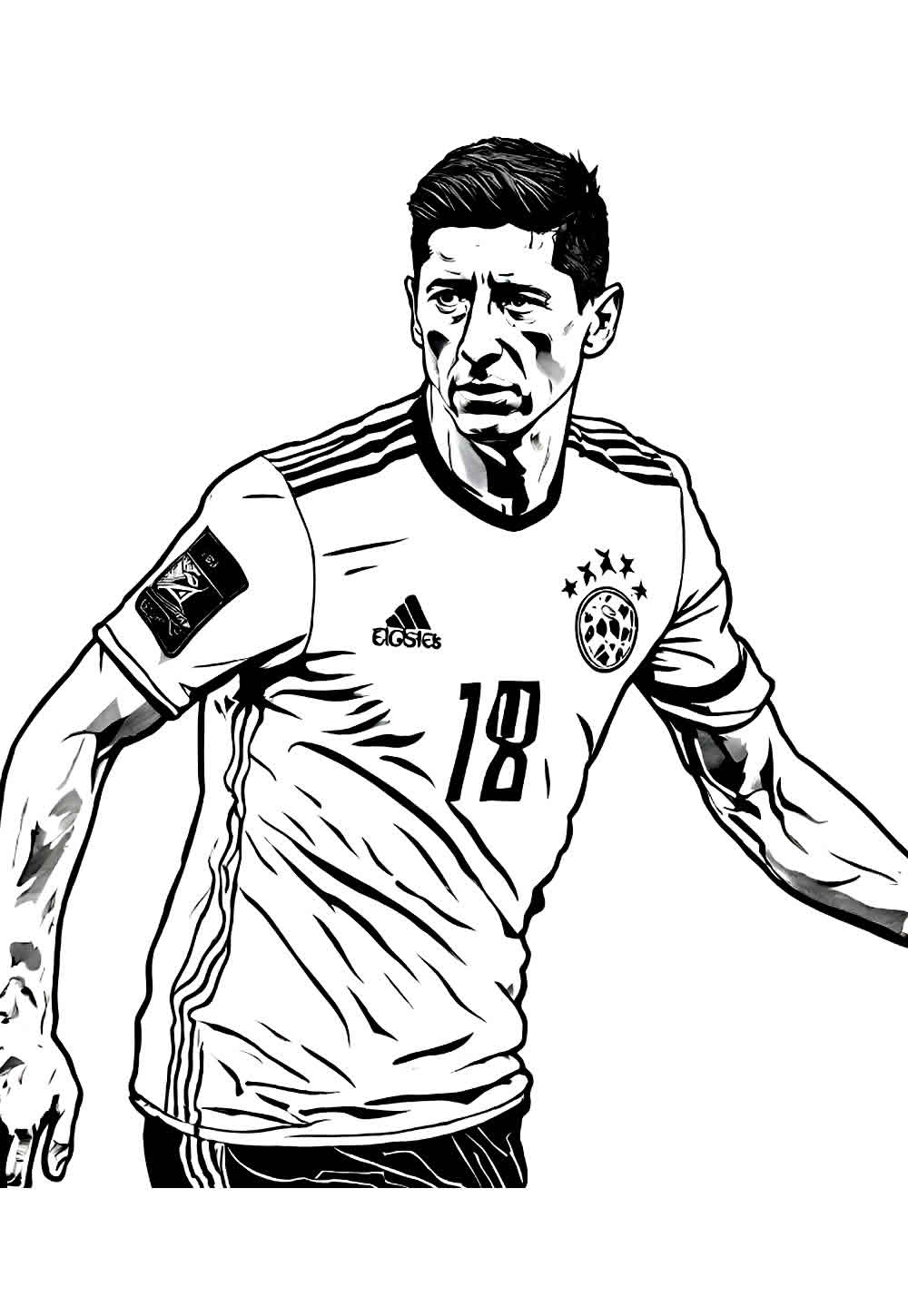 Desenho de Lewandowski