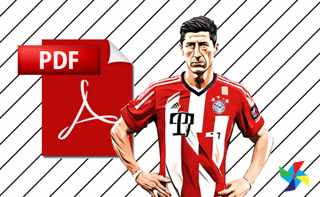 Desenhos do Lewandowski para colorir em PDF