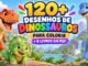 Desenhos de Dinossauros para Colorir