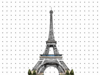 Desenhos da Torre Eiffel para pintar