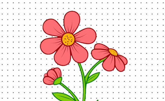 Desenhos de Flores para pintar