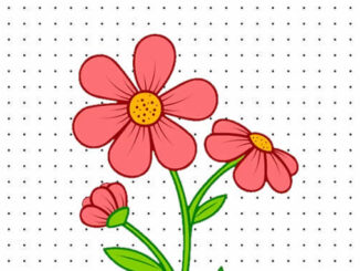 Desenhos de Flores para colorir