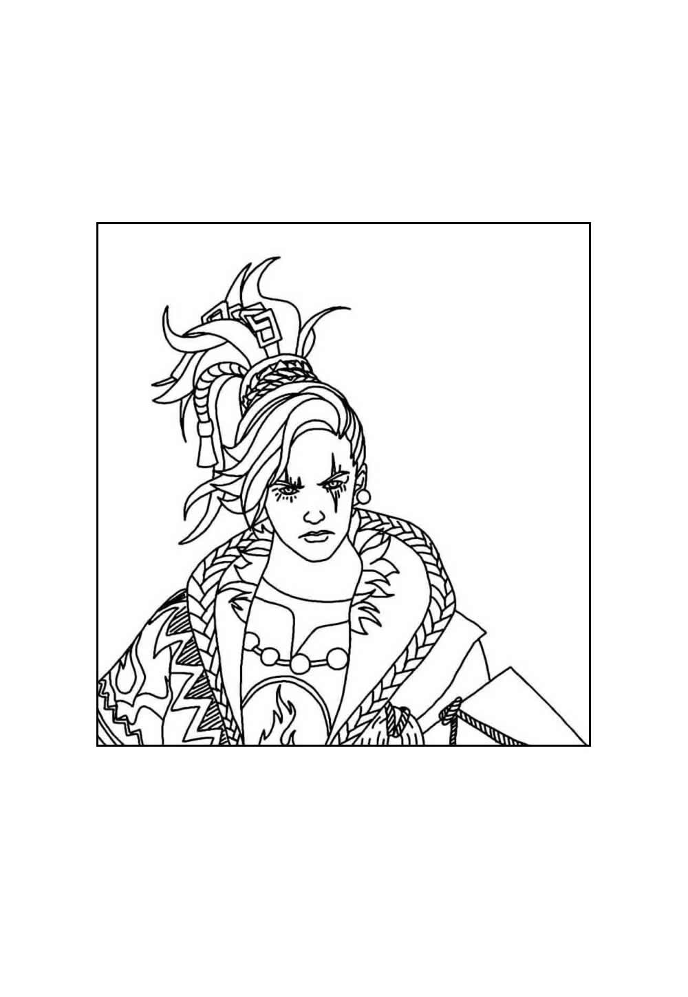 Desenho de Free Fire para colorir