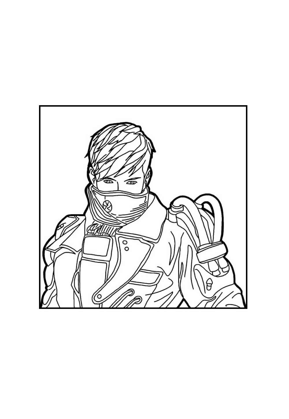 Free Fire para colorir