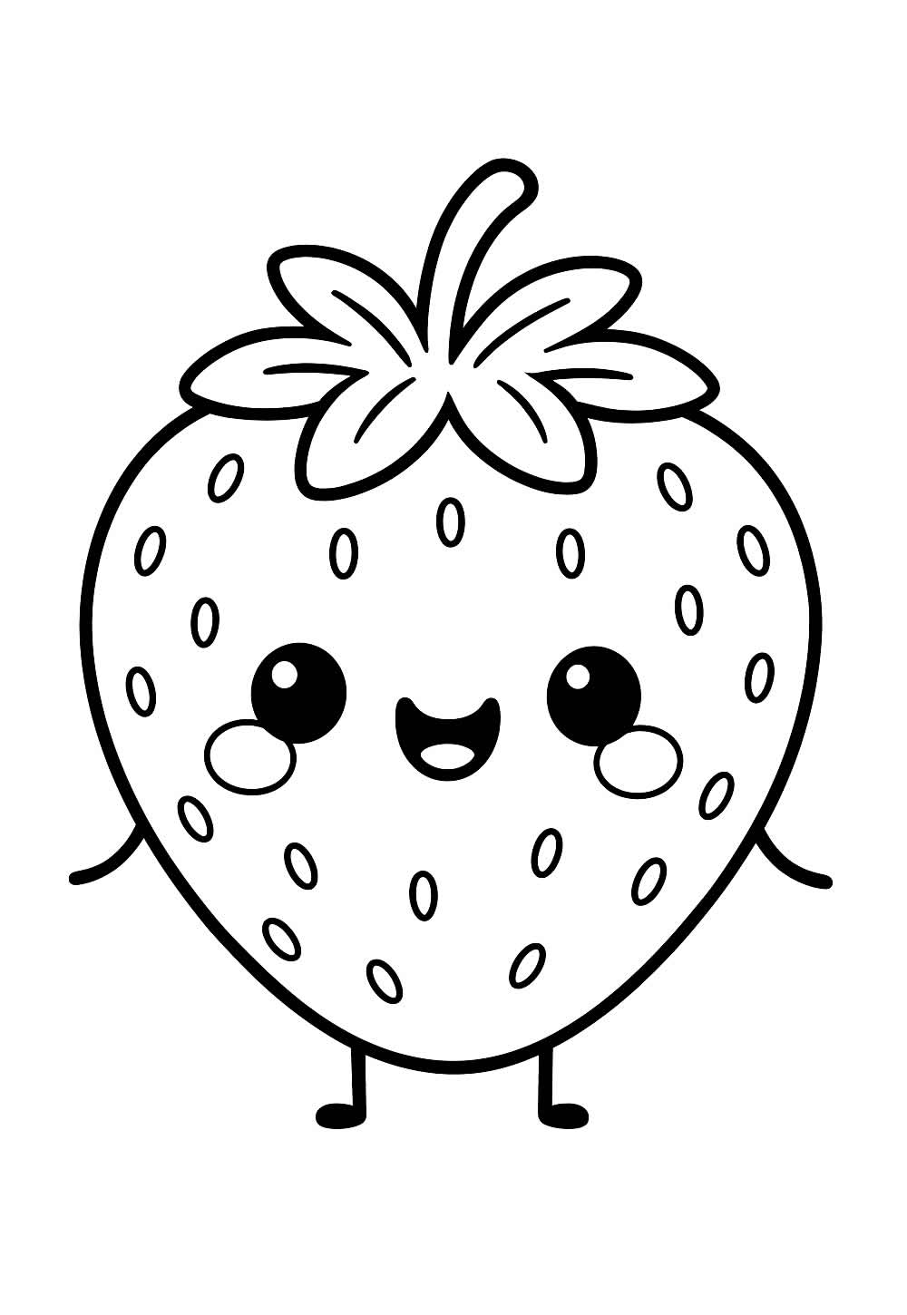 Desenhos de Moranguinho Fofo