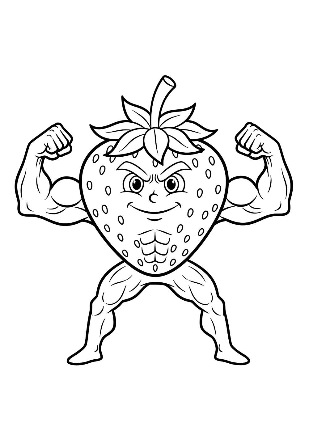 Desenhos de Morango Forte