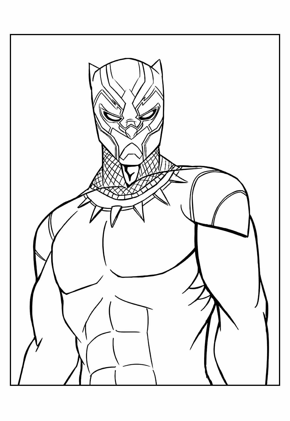 Desenho Pantera Negra