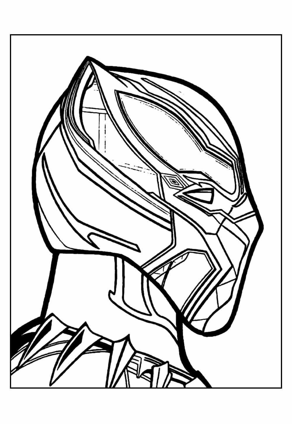 Desenho Pantera Negra