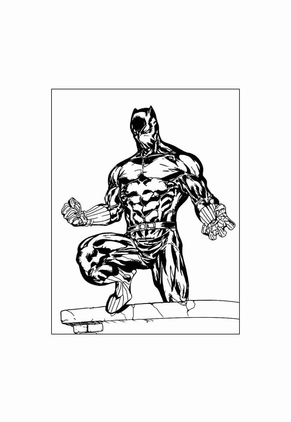 Desenho Pantera Negra