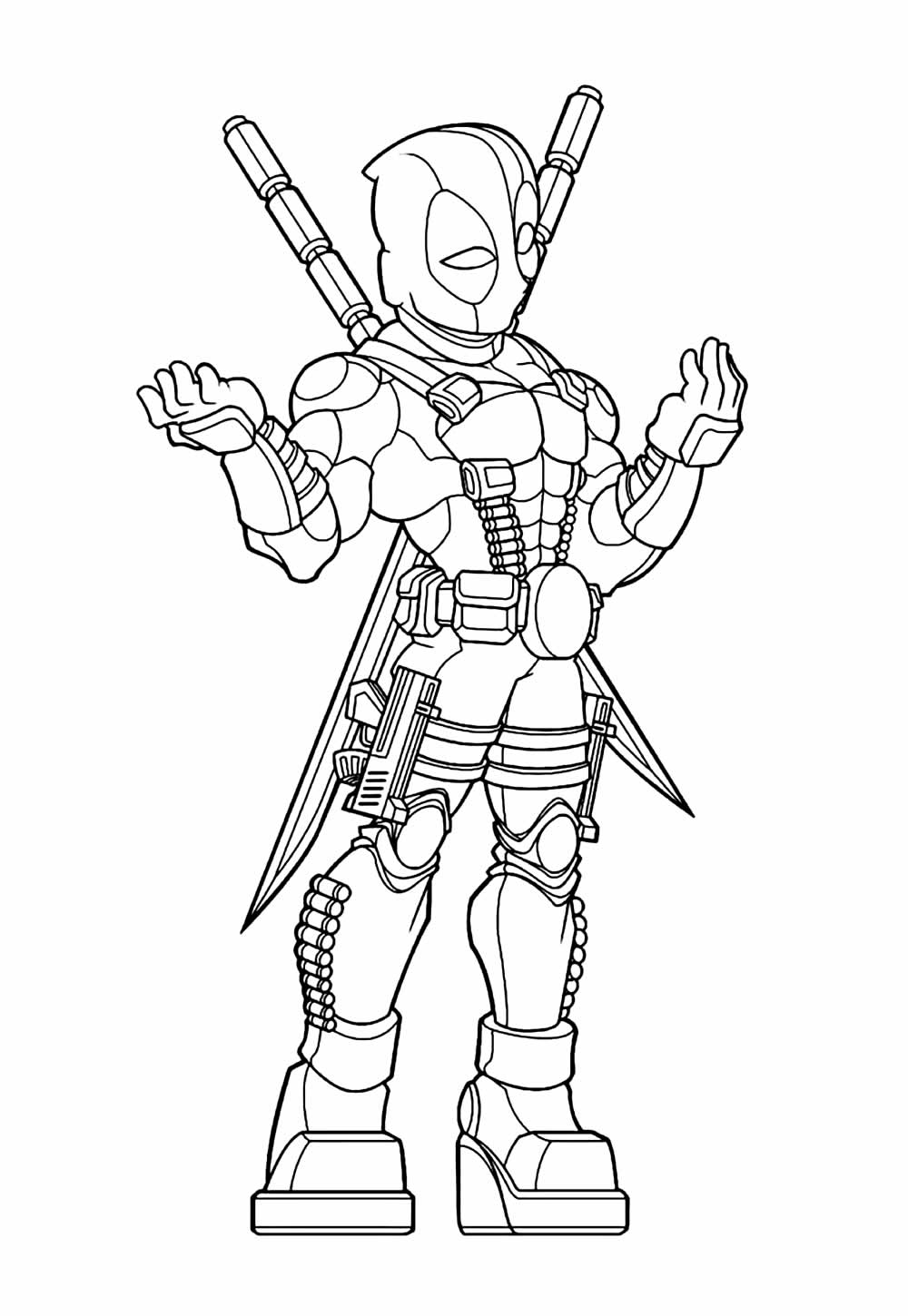 Desenho do Deadpool