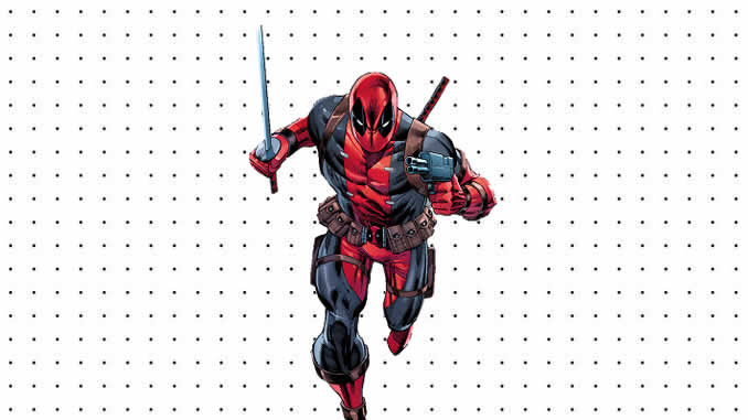 Desenhos do Deadpool para colorir