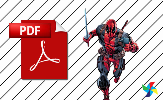Desenhos do Deadpool em PDF