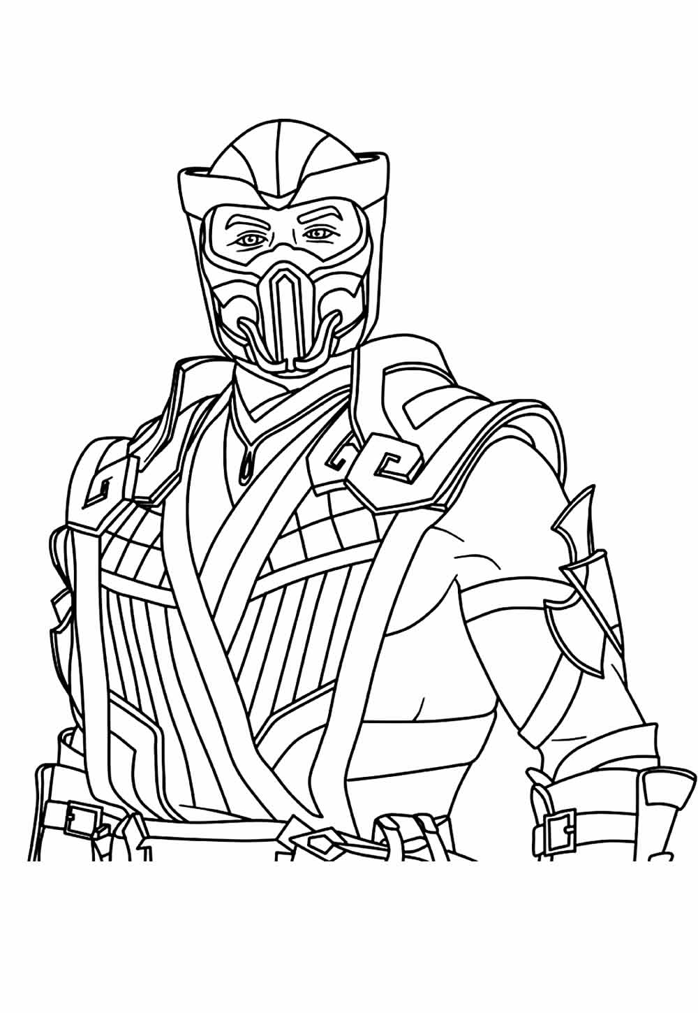 Desenho Sub-Zero Colorir