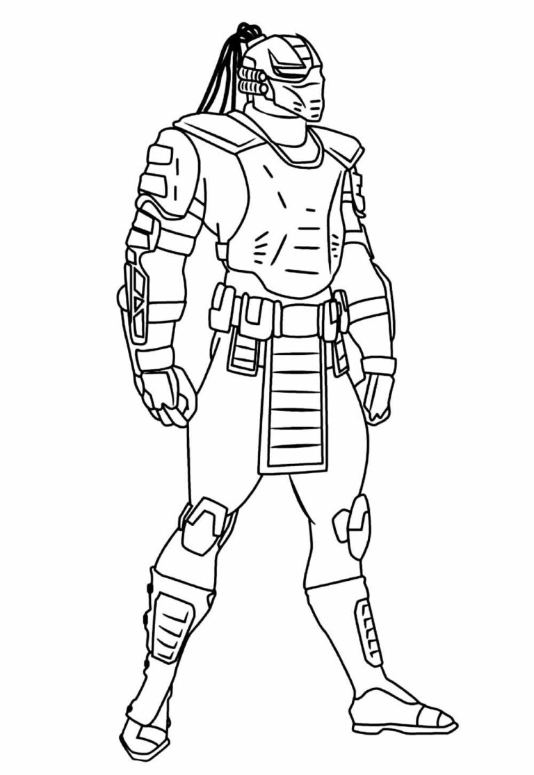 Desenhos de Mortal Kombat para colorir - Bora Colorir