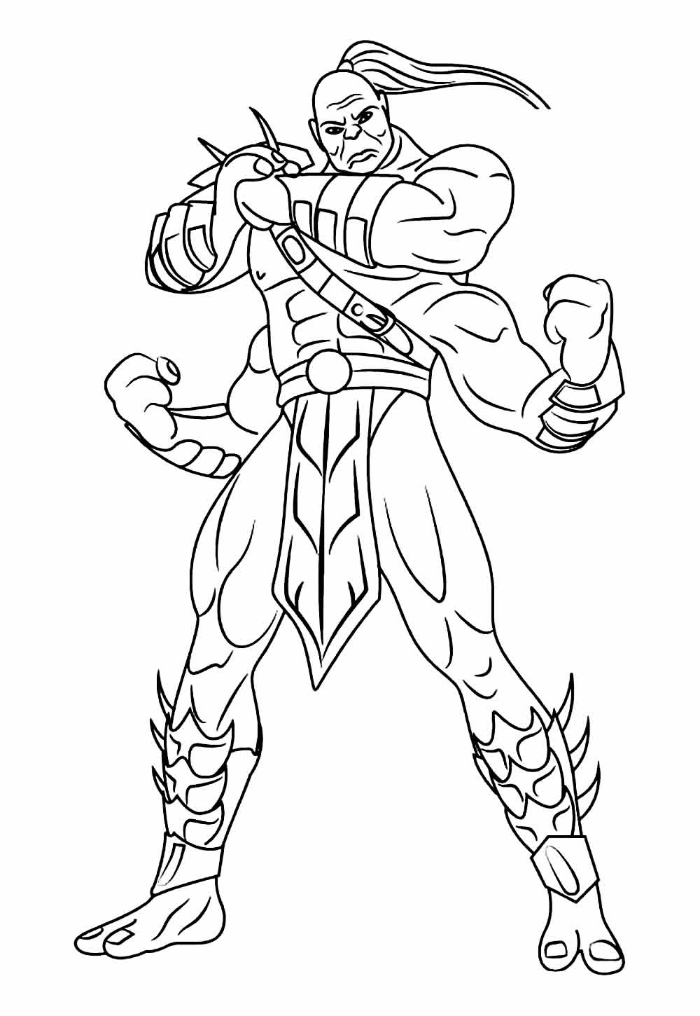 Desenho de Mortal Kombat