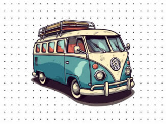 Desenhos de Kombi para pintar