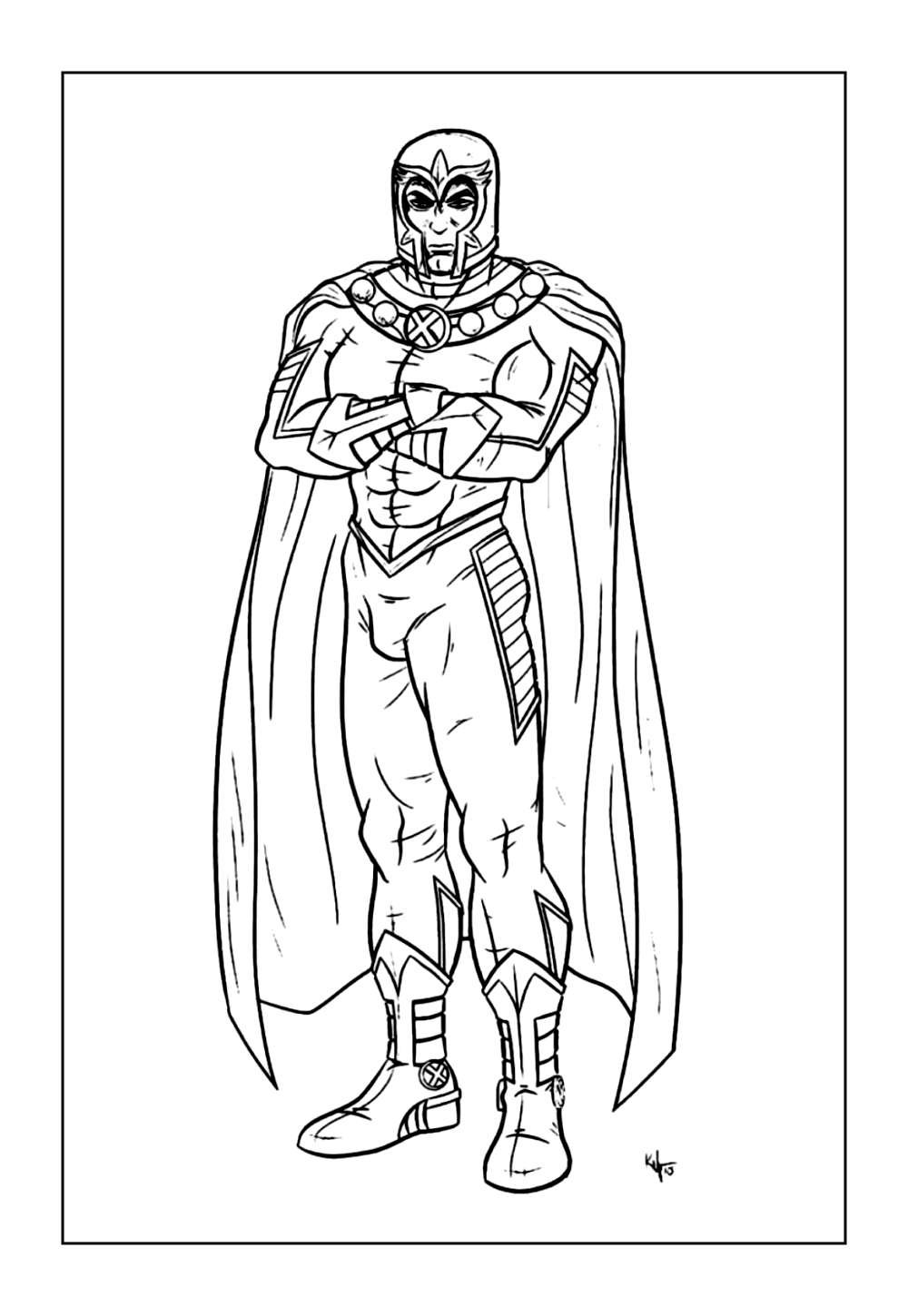 X-Men para colorir
