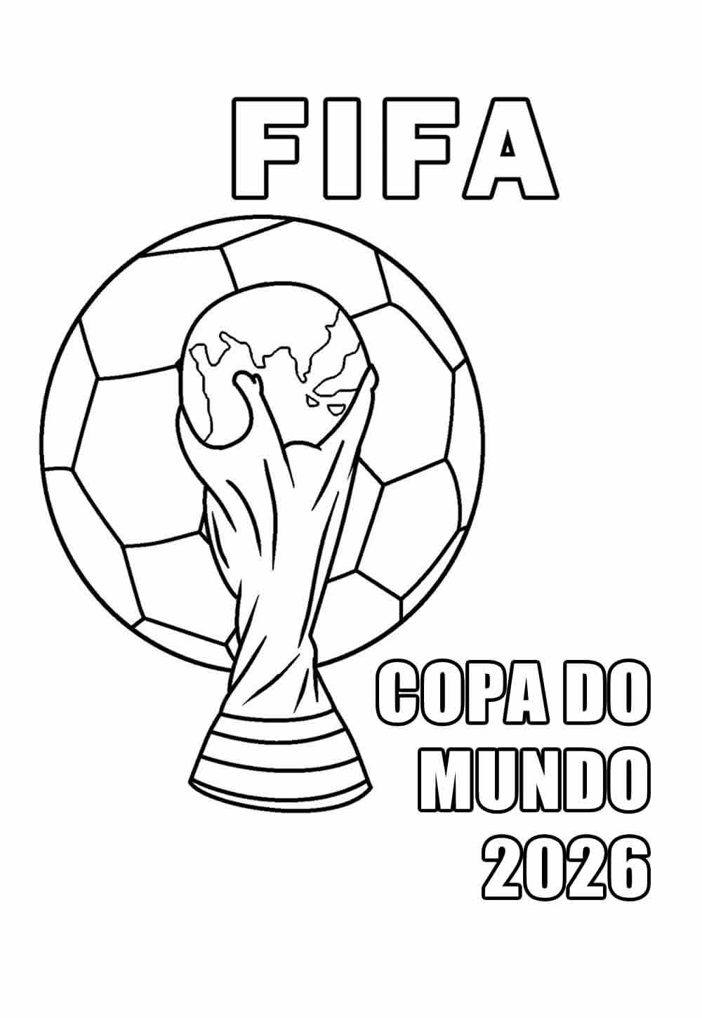 Desenho Fifa Colorir