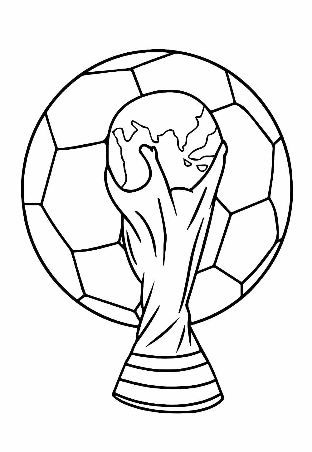 Desenho de Fifa para colorir