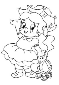 Desenhos de Quadrilha para colorir - Bora Colorir