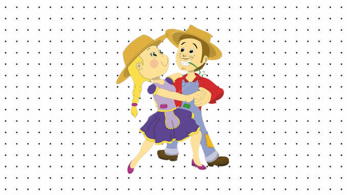 Desenhos de Festa Junina e São João para colorir