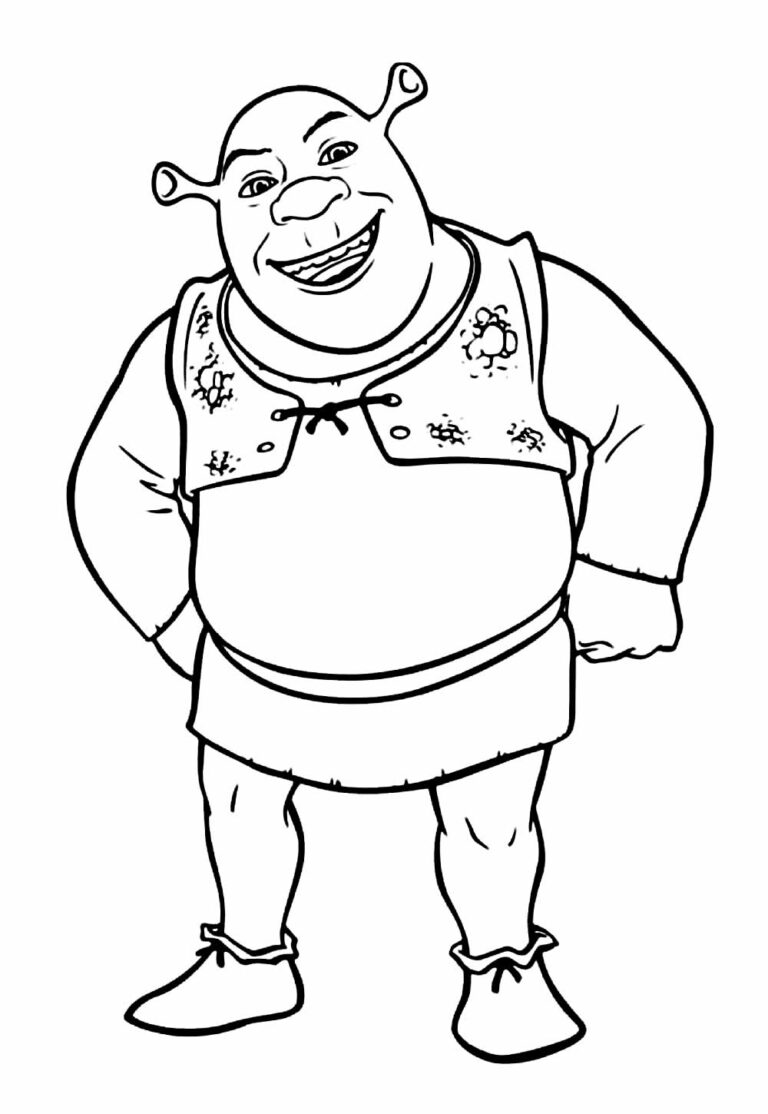 Desenhos de Shrek para colorir - Bora Colorir