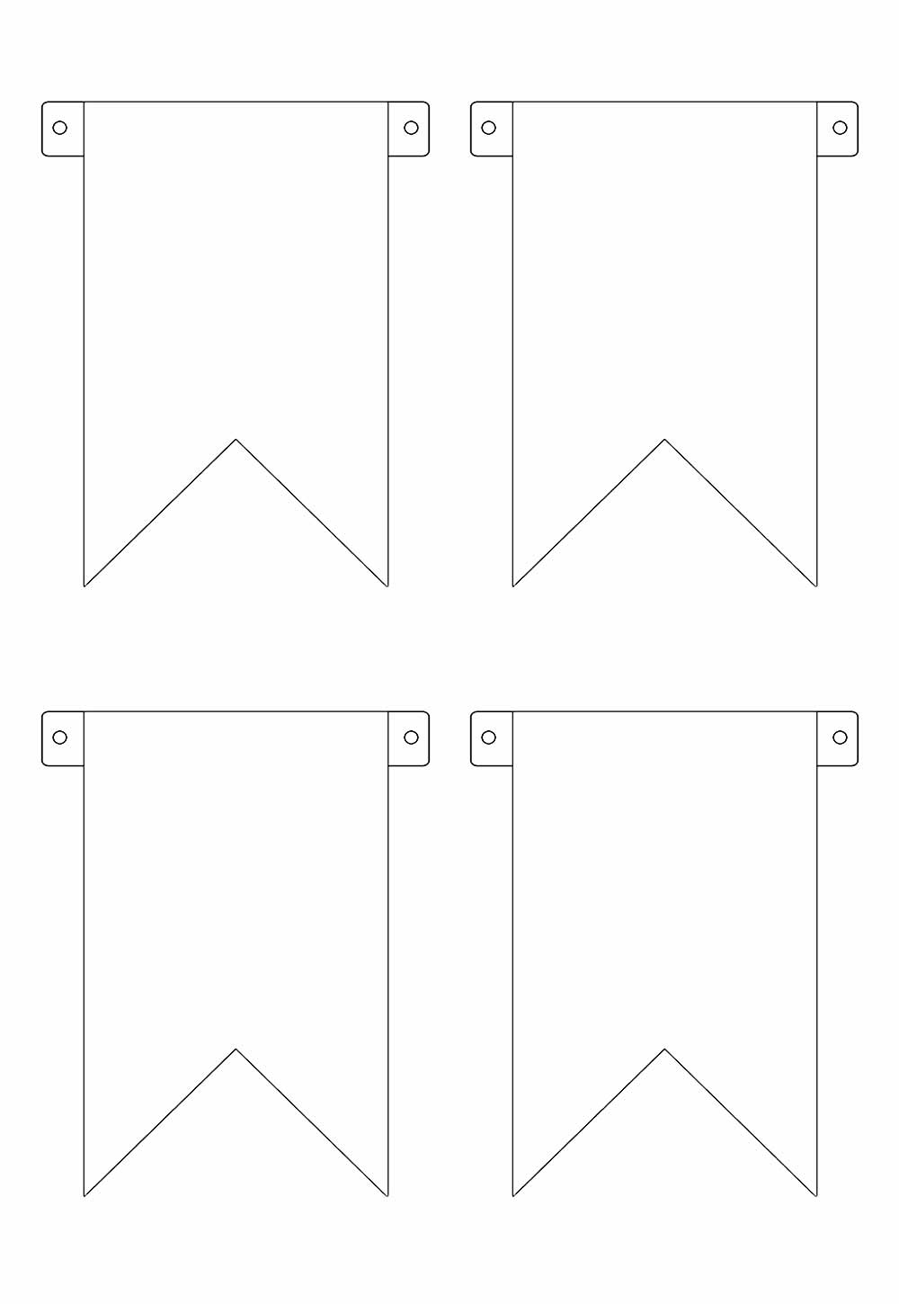 Bandeirinhas Juninas para colorir