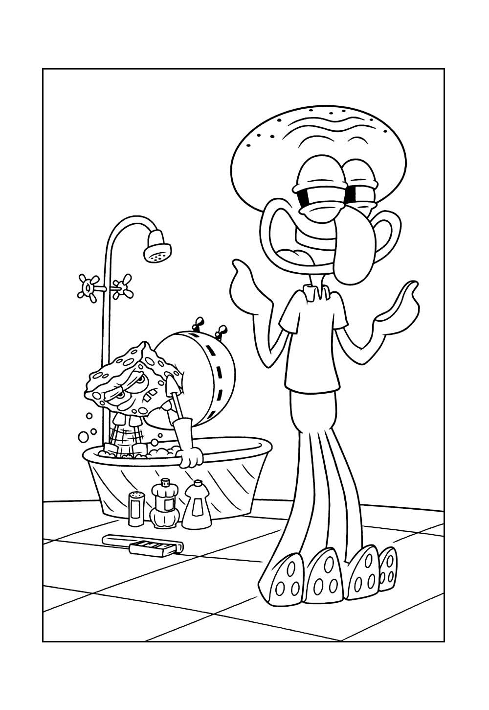 Desenho de Lula Molusco