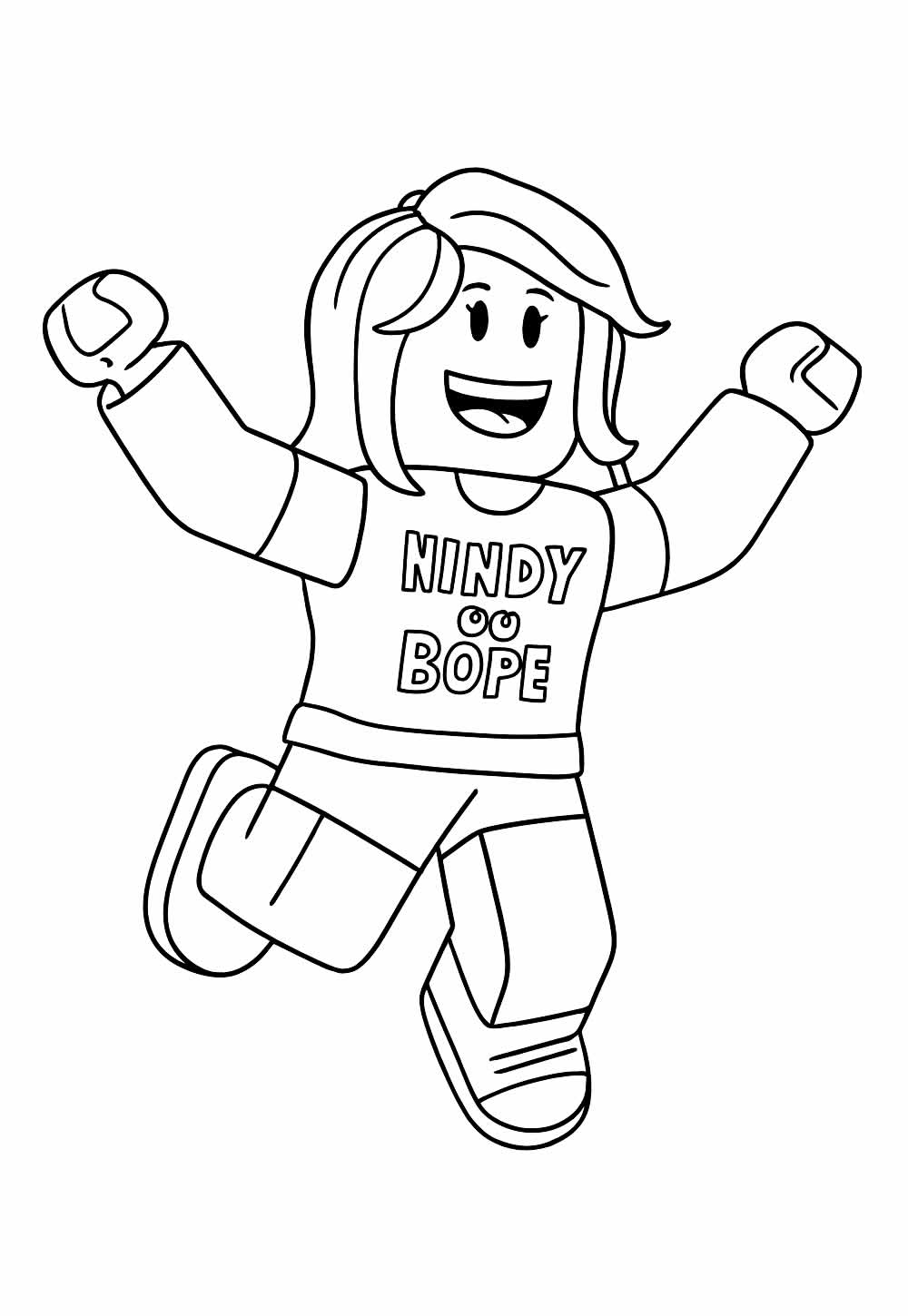 Roblox para colorir
