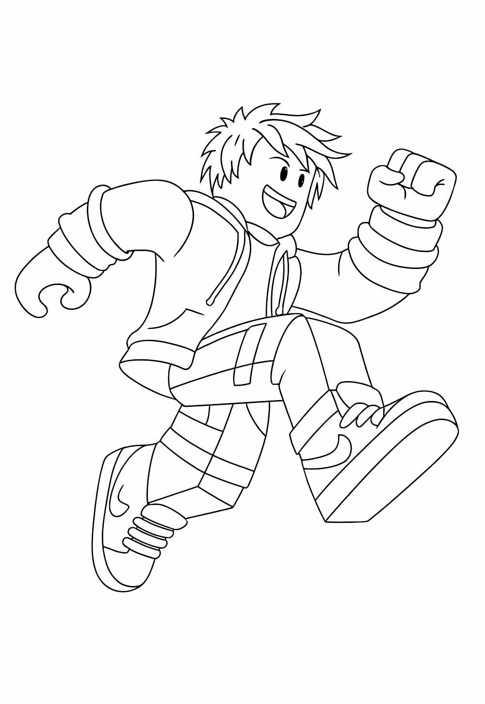 Desenho de Roblox para colorir