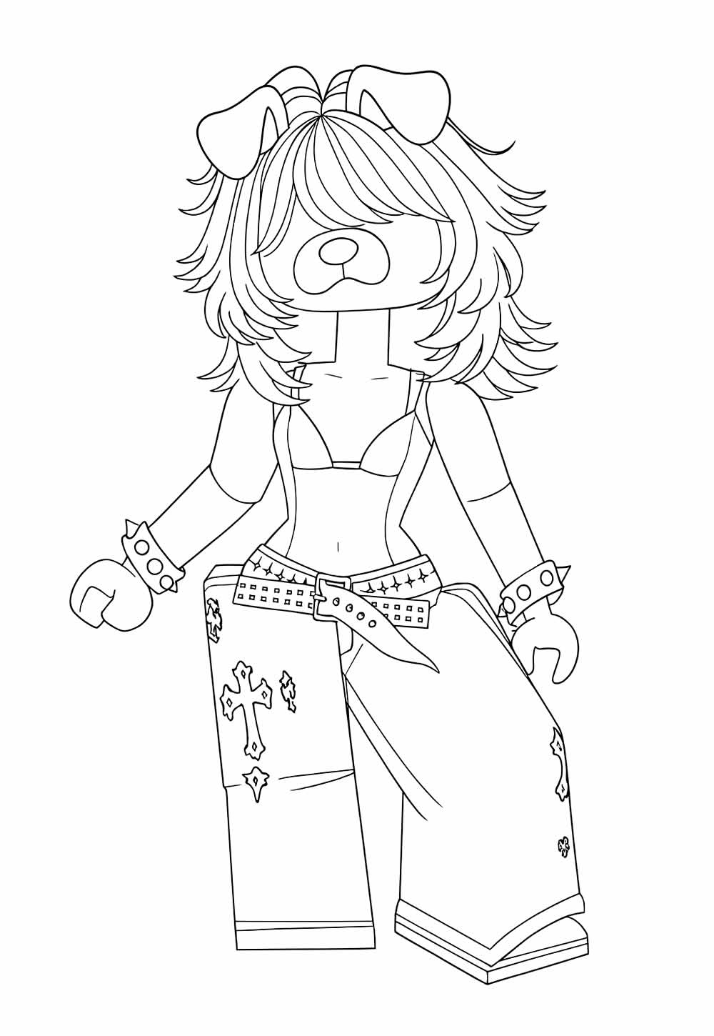 Desenho Roblox Colorir
