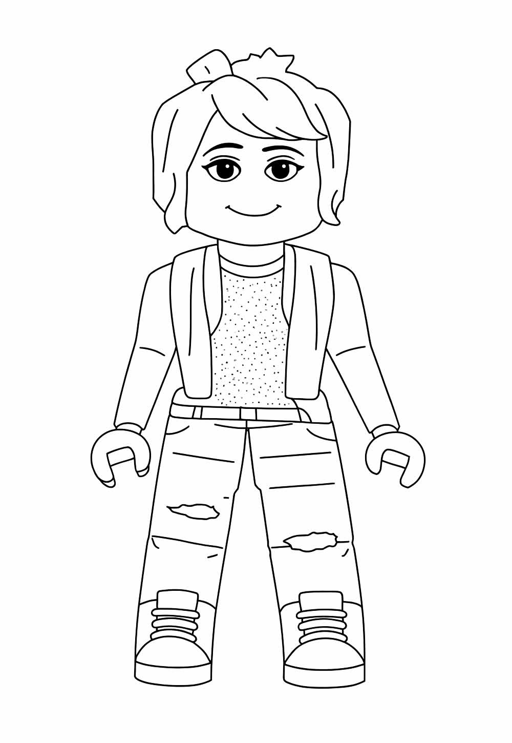 Desenhos de Roblox para colorir