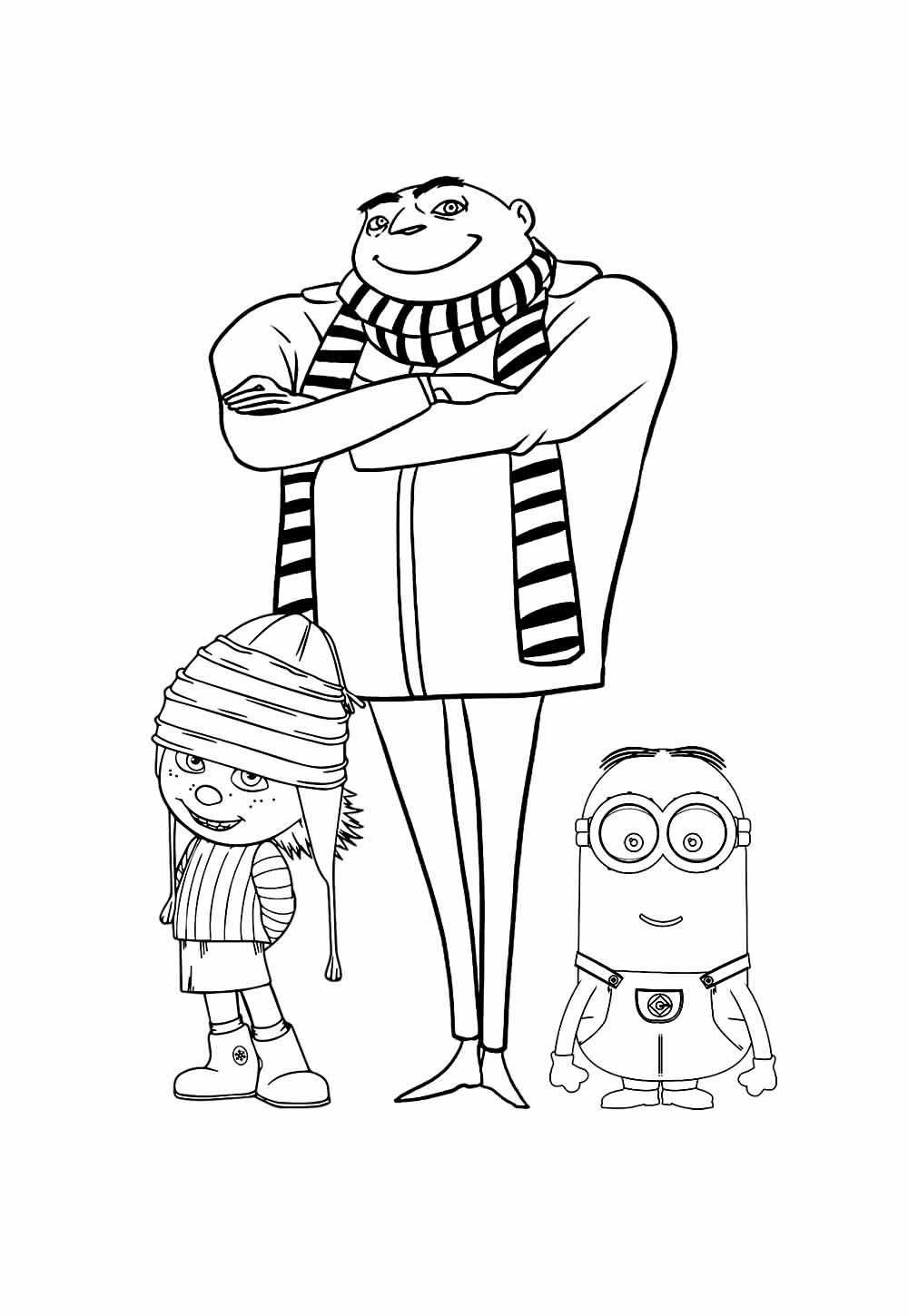 Desenho do Gru para colorir - Meu Malvado Favorito