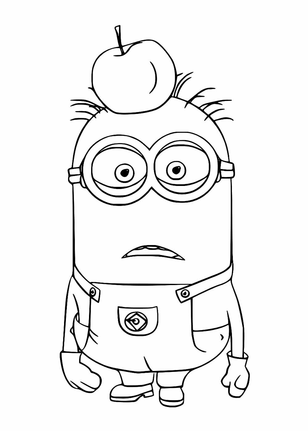 Desenhos dos Minions para colorir