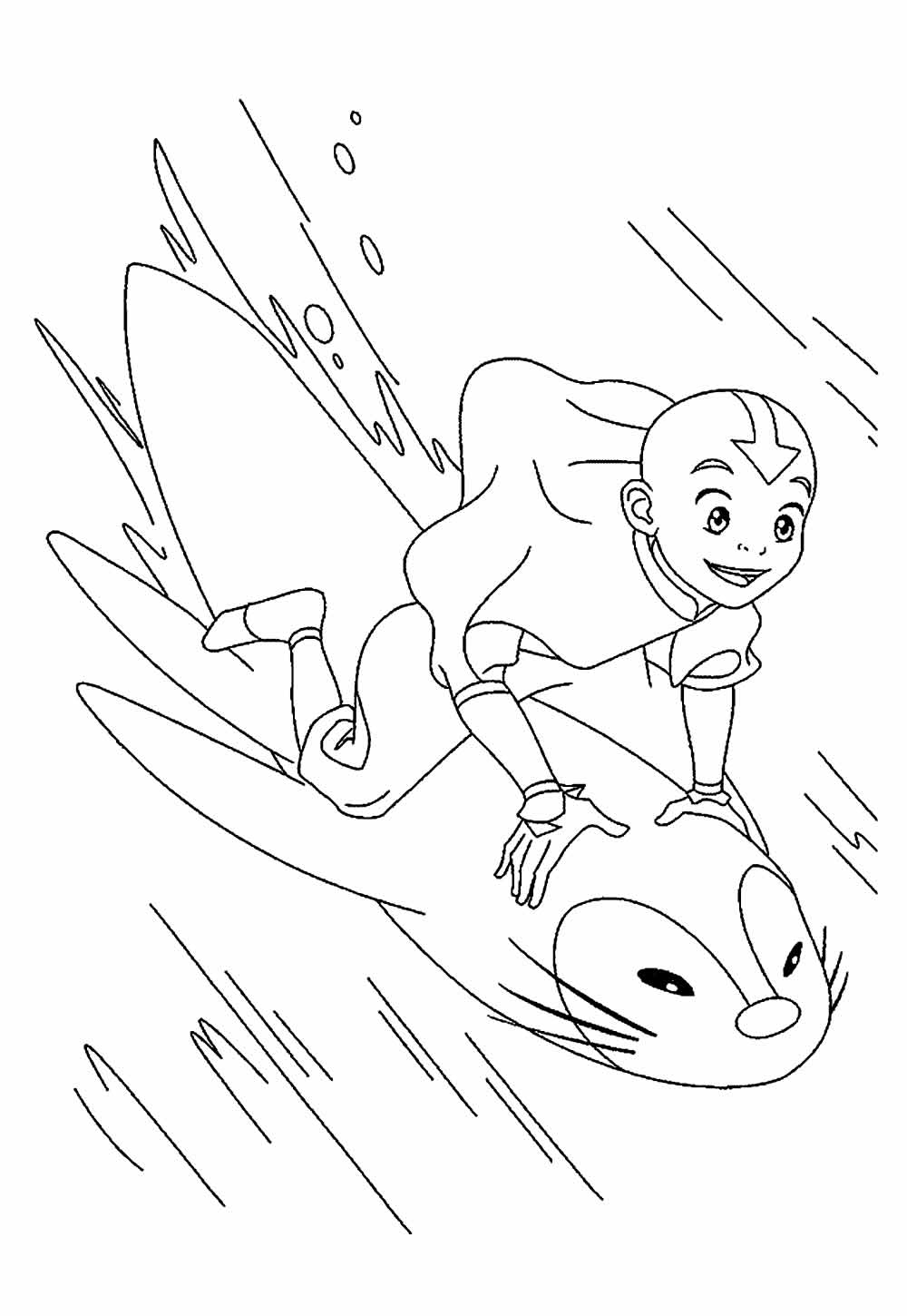 Desenhos de Avatar: A Lenda de Aang para colorir