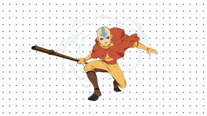 Desenhos de Avatar: A Lenda de Aang para pintar