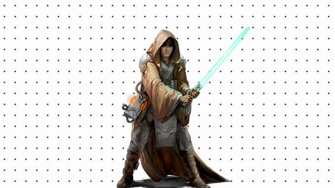 Desenhos de Jedi para colorir