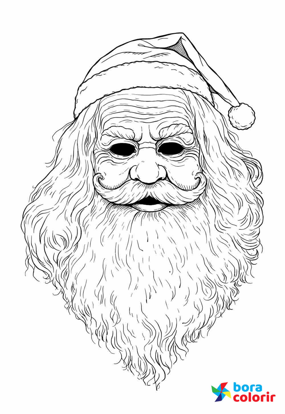 Máscara de Papai Noel